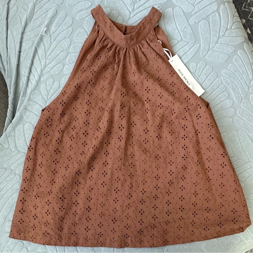 Mon Renn Florence Eyelet top